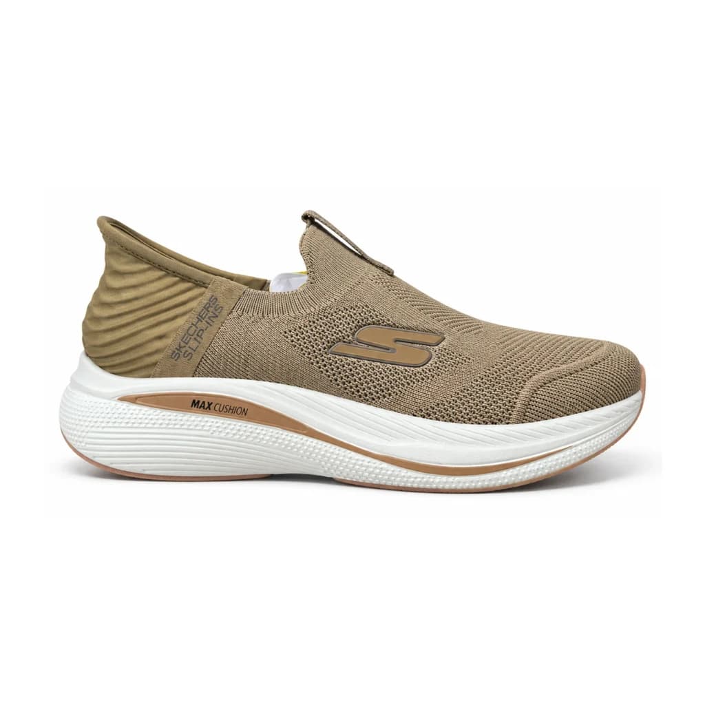 Skechers Slip-ins Max Cushioning Sneakers - Taupe — Lifestyle